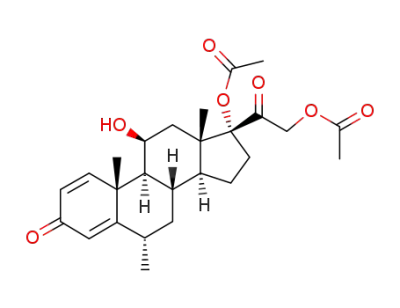 17α,21-diacetoxy-11β-hydroxy-6α-methyl-1,4-pregnadiene-3,20-dione