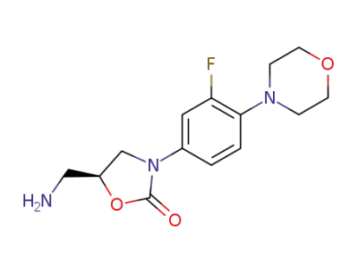 (S)-N-[[3-[3-fluoro-4-[4-morpholinyl]phenyl]-2-oxo-5-oxazolidinyl]methyl]amine