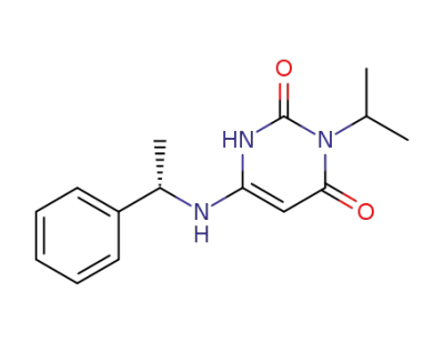 6-{[(1S)-1-phenylethyl]amino}-3-(propan-2-yl)-1,2,3,4- tetrahydropyrimidine-2,4-dione