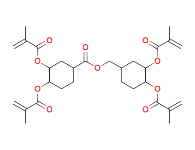 3,4-bis(methacryloyloxy)cyclohexanecarboxylic acid 3,4-bis(methacryloyloxy)cyclohexylmethyl ester