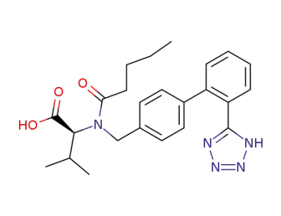 N-pentanoyl-N-[[2'-(1H-tetrazol-5-yl)-[1,1'-biphenyl]-4-yl]-methyl]-(L)-valine