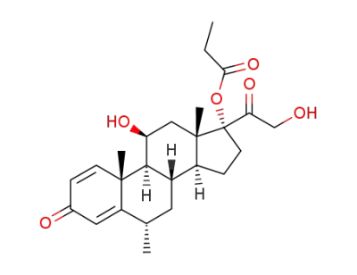 11β,21-dihydroxy-6α-methyl-17α-propionyloxy-1,4-pregnadiene-3,20-dione